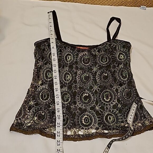 Cynthia Steffe y2k lace Top medium - Picture 6 of 8